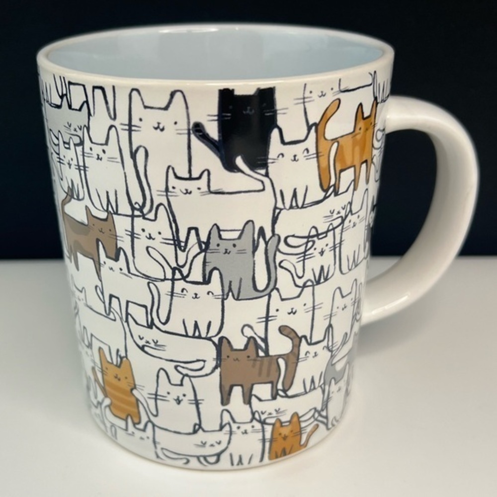 Prima Design - 3/$48 - ‘Cats Cats Cats’ ceramic mug. NWT Firm!
